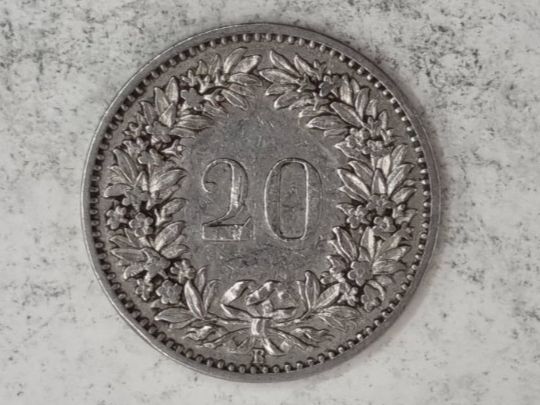 Tutti le monete: 20 rappen 1884 Super Erhaltung – Usato da Bure venduto da chap981 1