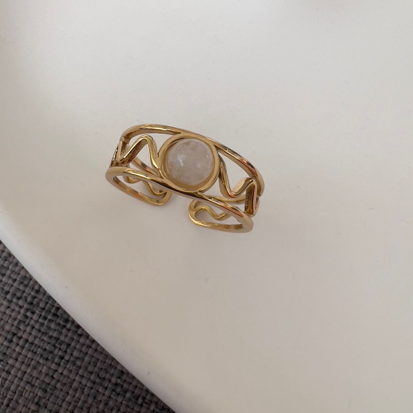 Anelli: Bague avec cristal de roche – Nuovo (secondo la descrizione) da Pully venduto da sunaddict 2