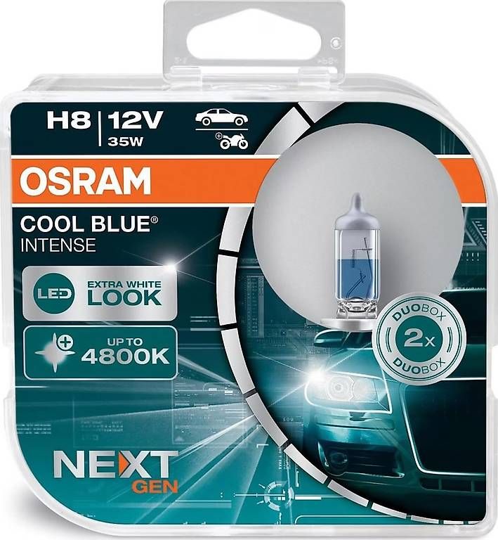 Componenti elettronici: Osram Cool Blue Intense Next Generation H8 neu versiegelt – Nuovo e nell'imballaggio originale da Oberhasli venduto da the.duchess.16