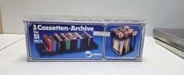 Cassetten-Archiv für 51 MCs, Top Zustand vintage. (nov910)