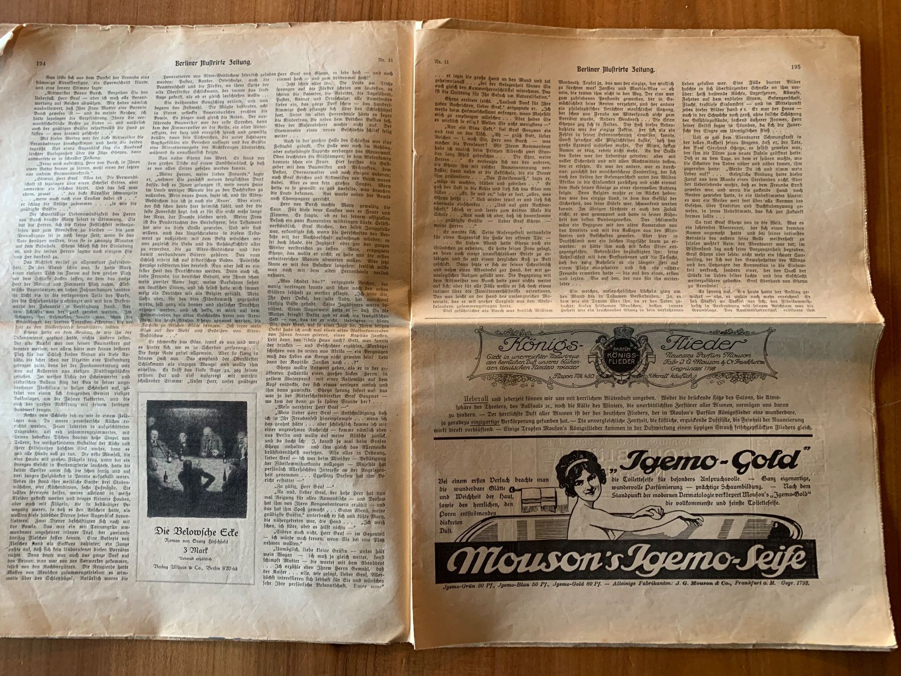 Riviste & Magazine: Berliner Zeitung 1914 – Usato da Lyss venduto da nekoreh 5