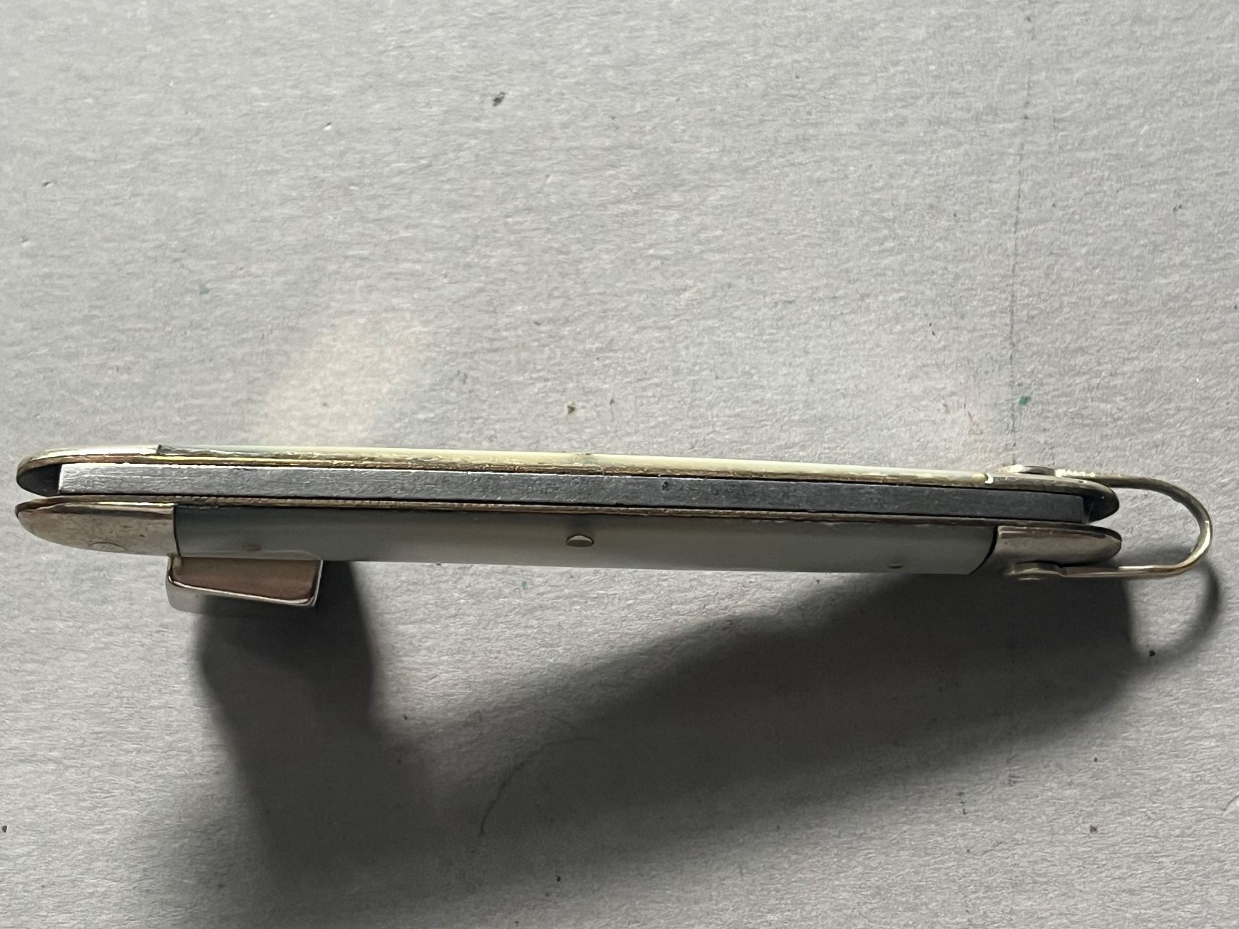 Solingen Coltelli tascabile: Antikes Sackmesser J. A. Henckels 72 mm - Perlmutt – Usato da Zürich venduto da FV.vintage 5