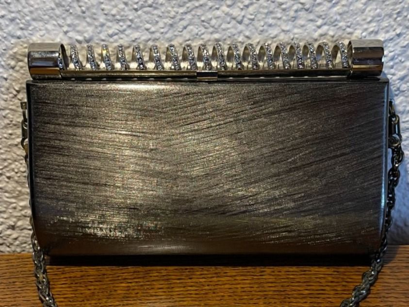 Borse da donna: RODO Vintage Metallic Schultertasche – Usato da Niederwil AG venduto da Allegra-9 3