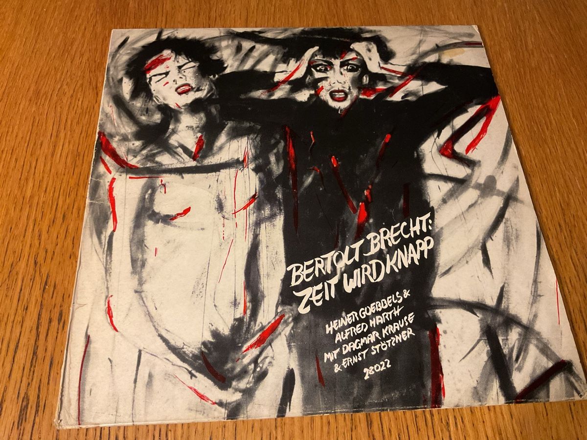 Schallplatten: Bertolt Brecht Zeit Wird Knapp Vinyl LP  – Gebraucht aus Steinach von Quarkie