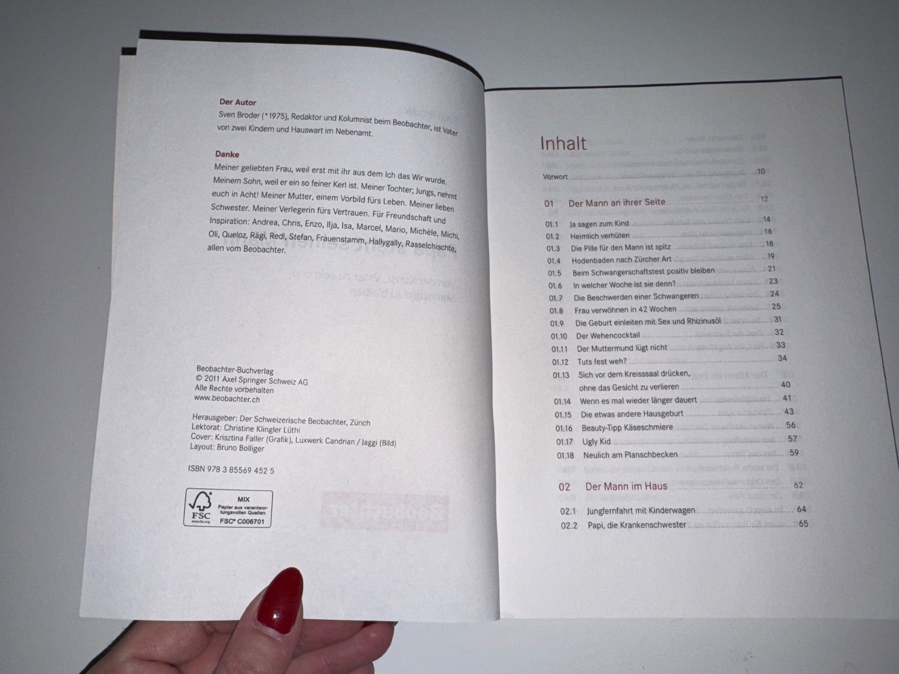 Libri: BUCH: Sven Boder, Papa steht seinen Mann – Usato da Grosswangen venduto da Second_hand_paradise 2