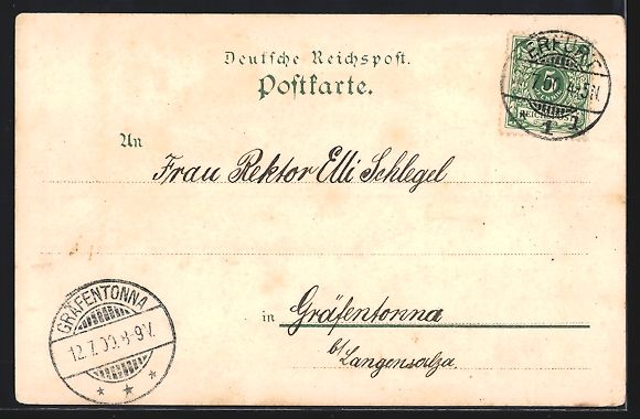 Cartoline postali: Litho Luzern, Kappelbrücke und Wassertu – Usato da Berlin venduto da bartko-reher 1