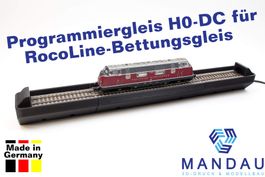Mandau 3D Programmiergleis für Roco Line Basisset