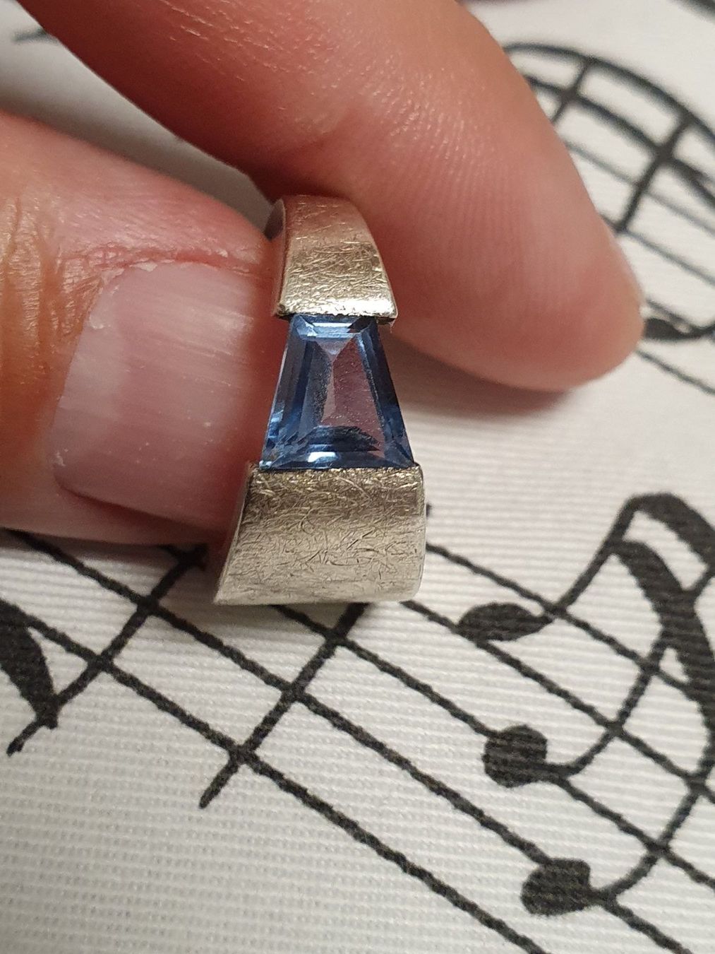 Anelli: Vintage Designer Ring besetzt mit edlem – Usato da Wohlen AG venduto da palmsprings 1