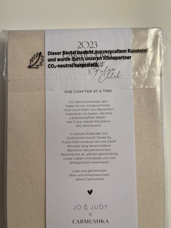 Carmushka x Fulya Celik Kalender (Neu und originalverpackt) in