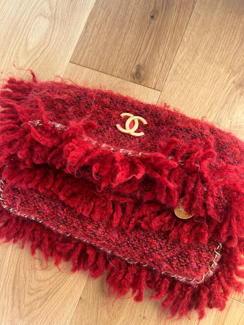 Chanel Taschen: Pochette Chanel en tweed – Gebraucht aus Lutry von roxypoxy 1