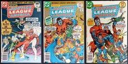JUSTICE LEAGUE 139-141 RUN 🔑 KEY BATMAN FLASH WW DC 1977