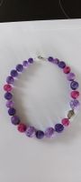 Halskette Collier aus Fimo und Mirajolie