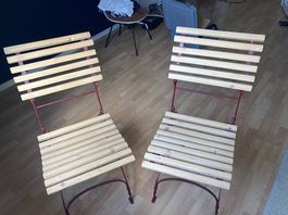 2 Gartenstühle Klappstühle
