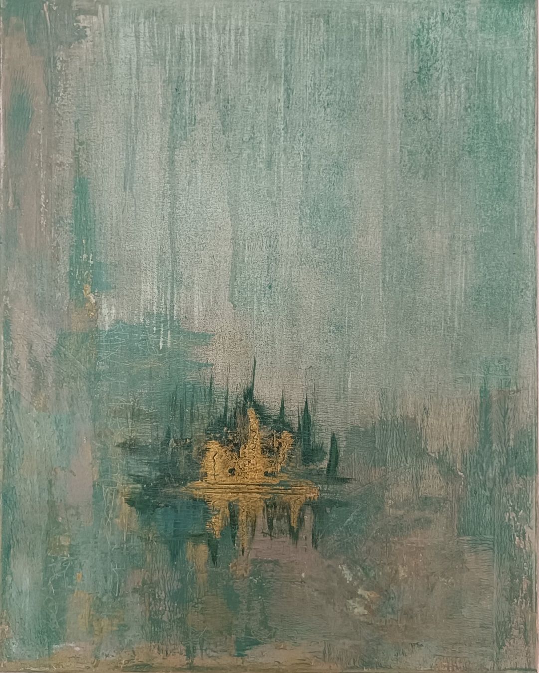 Dipinti: Bild - Golden palace 40x50 – Nuovo (secondo la descrizione) da Villmergen venduto da Cynober-Art 1