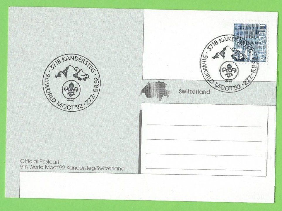 Tutti i francobolli: 9th World Moot Kandersteg 1992 – Usato da Zürich venduto da t24_de