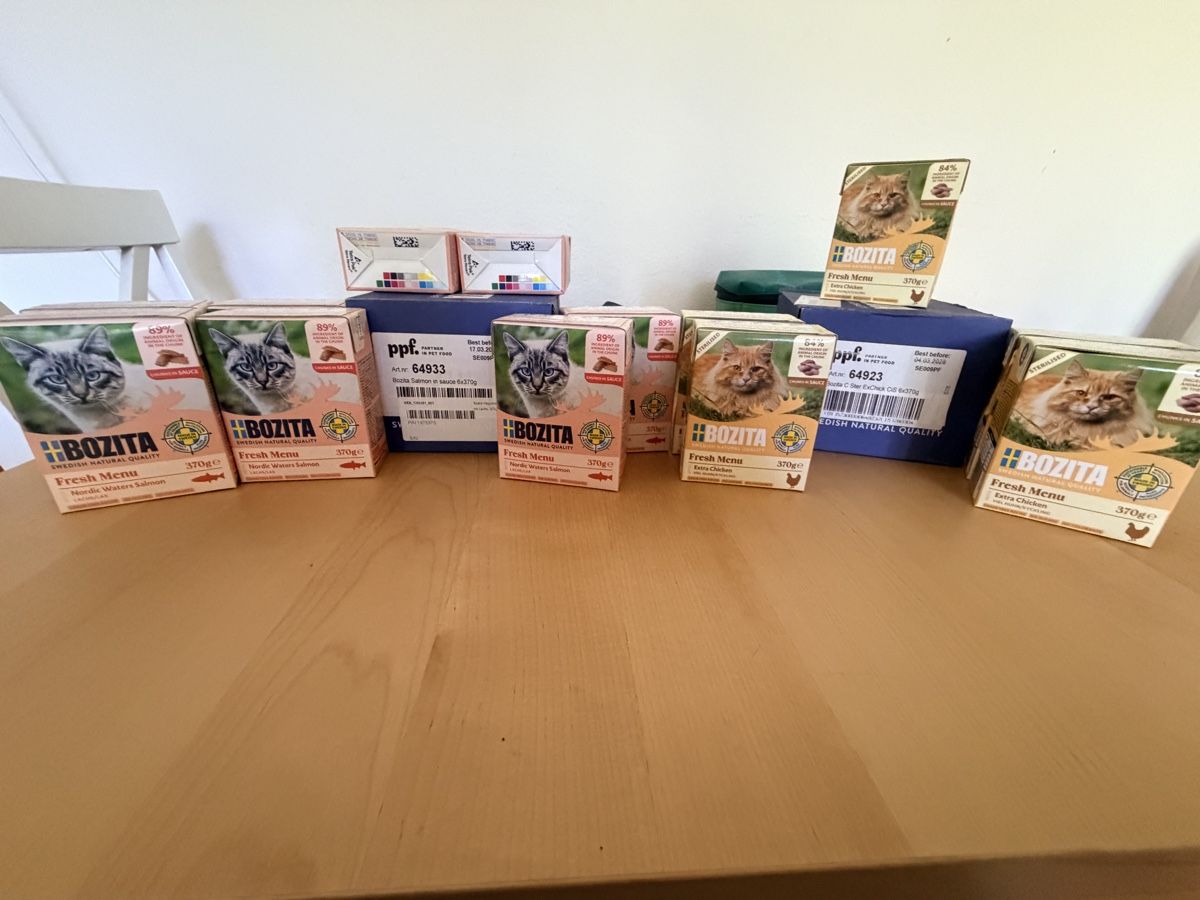 Futter: Bozita Katzenfutter – Neu und originalverpackt aus Zürich von mcfireZ