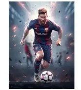 Fussball Diamant Painting Messi 30 x 40cm