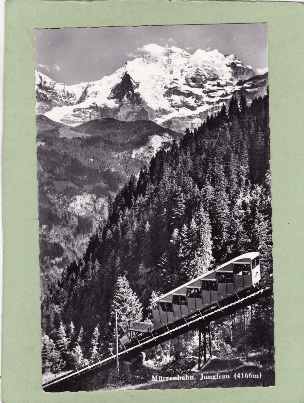Cartoline postali: Mürrenbahn Jungfrau 1967 – Usato da Herisau venduto da Lisegrat2008