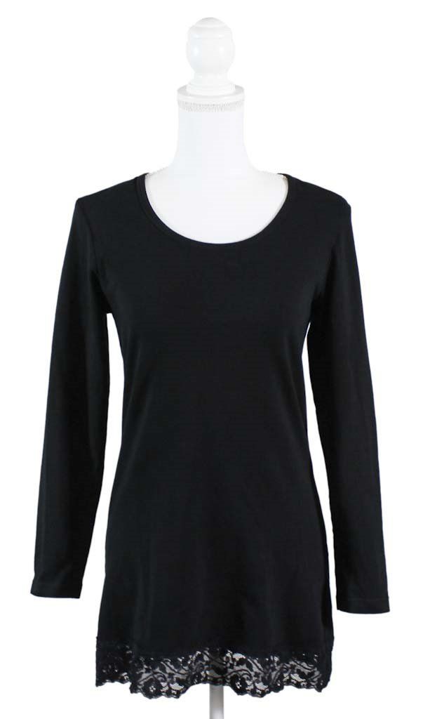 Deerberg T-shirt: Deerberg Langarmshirt mit Spitzen Gr. M – Usato da Belp venduto da caramel-secondhand