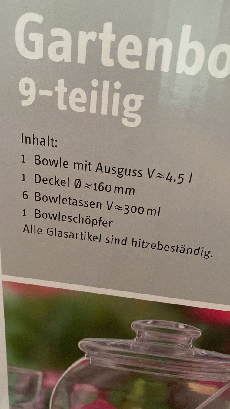 Geschirrsets: Bowlen Set, 9 teilig, – Gebraucht aus Dagmersellen von Arcticsnow2017 4