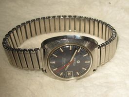 Roamer Searock Automatic Herrenuhr Stahl-Stahl Läuft Schön