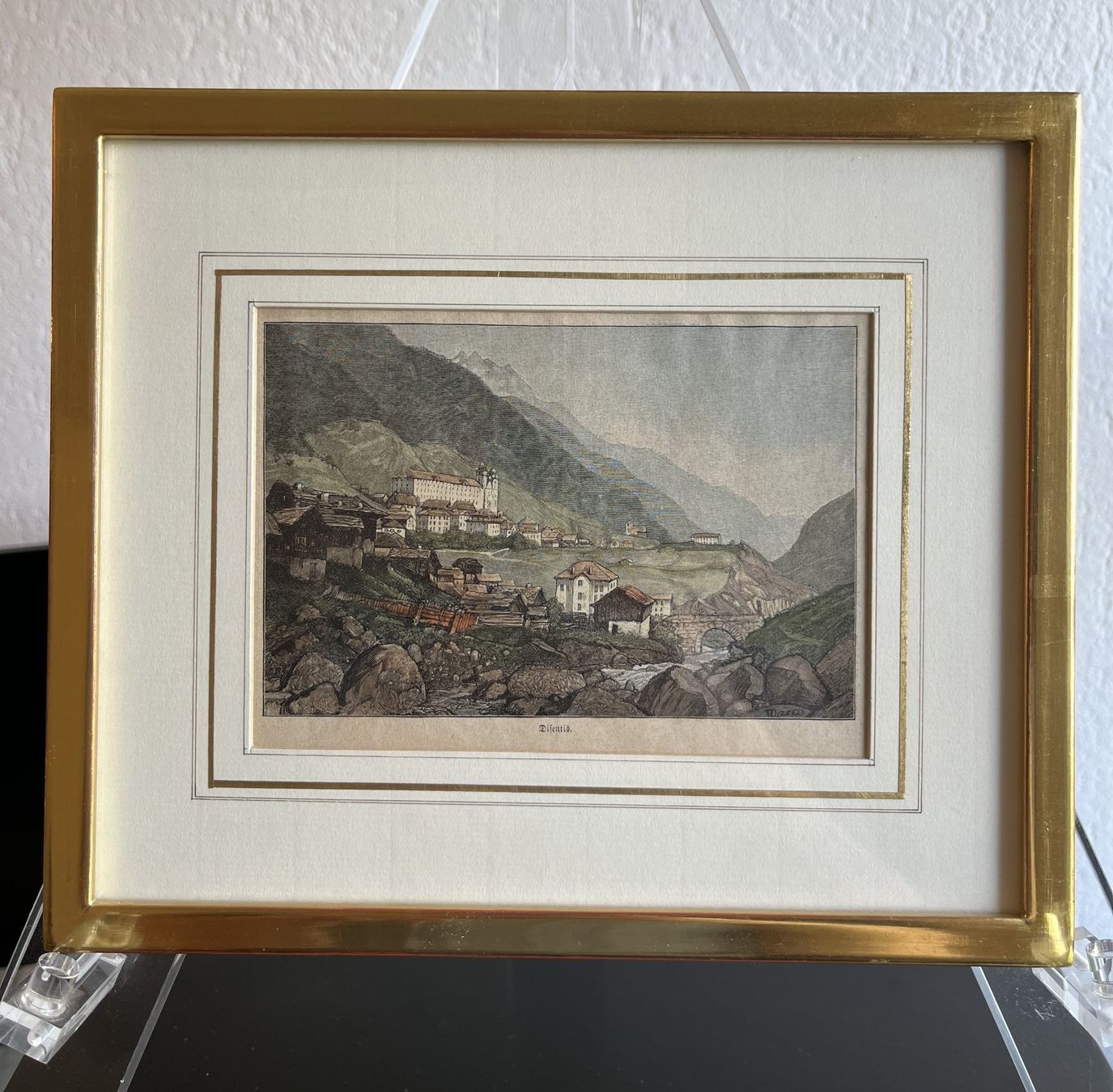 Incisioni: "DISENTIS" - Surselva/Graubünden – Nuovo (secondo la descrizione) da Schübelbach venduto da artandstyle