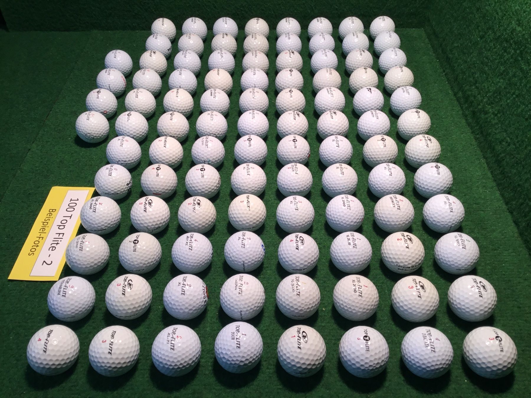 Palloni: 100 Golfbälle Top Flite (schön) – Usato da Bergdietikon venduto da shimano4 1