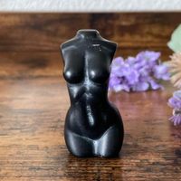 ✲ Obsidian Frauenkörper ✲ 31g / 52mm Ladybody Skulptur