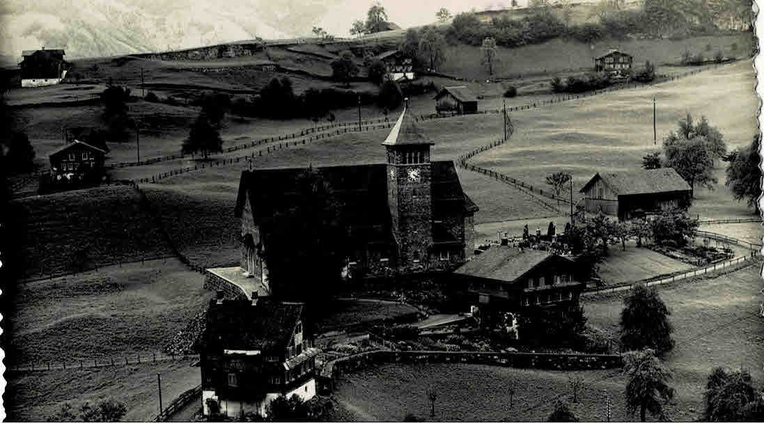Cartoline postali: Emmetten neue Kirche 1937 – Usato da Sulz AG venduto da Oberdanne8