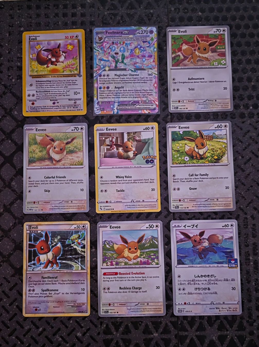 Pokémon Carte collezionabili: 8 Evolis & Feelinara – Usato da Rorschach venduto da Craint