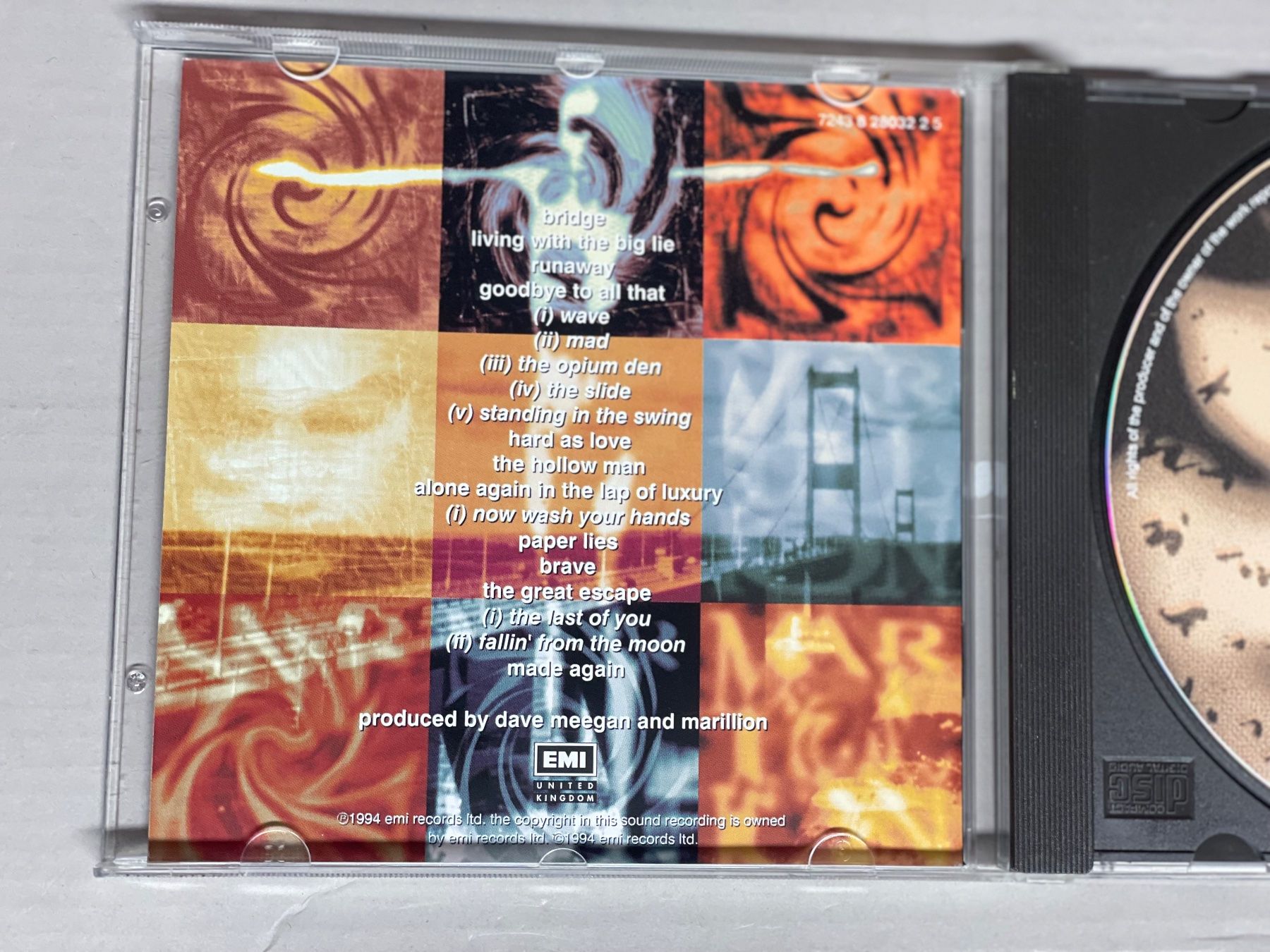 CD: Marillion-Brave – Usato da Muri b. Bern venduto da AdidasCollector 3