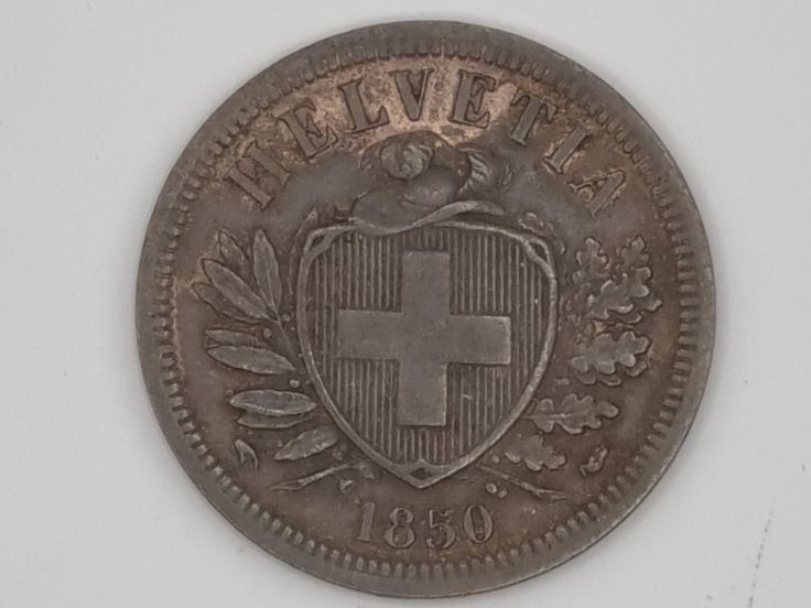 Toutes les monnaies: 2 rappen 1850 VZ+ !! – Neuf (Voir description) à Bure par chap981