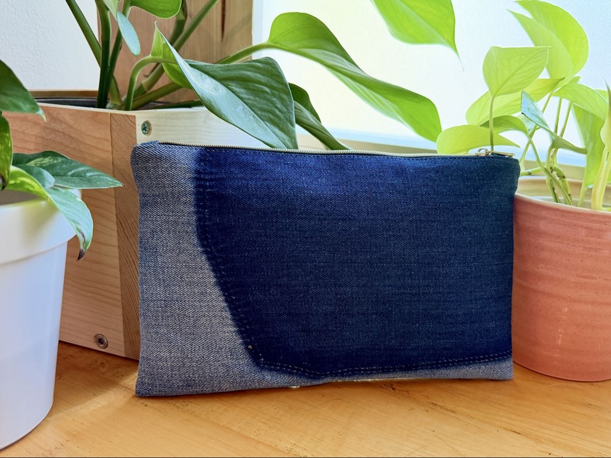 Borse: Handgemachte Denim-Clutch – Nuovo e nell'imballaggio originale da Wald ZH venduto da 2kndPlant 3