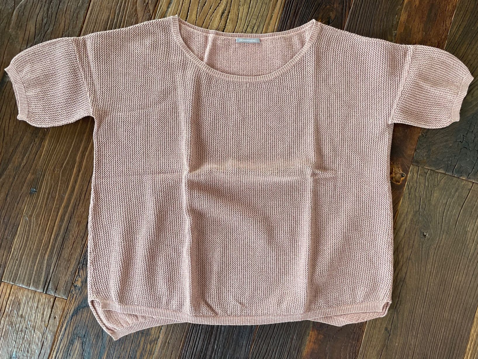 Hemisphere Maglioni & Felpe: Kurzarmpullover von Hemisphere, Kupfer, Gr. 42 – Usato da Balzers venduto da Golf-Lady