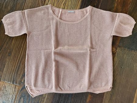 Kurzarmpullover von Hemisphere, Kupfer, Gr. 42