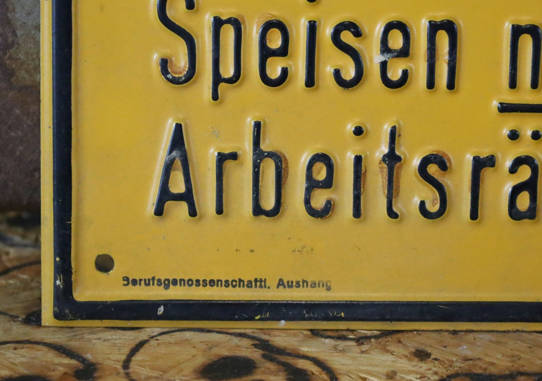 Schilder: Blechschild "Nahrungsmittel & Getränke" – Gebraucht aus Birrwil von brandschatz_birrwil 1