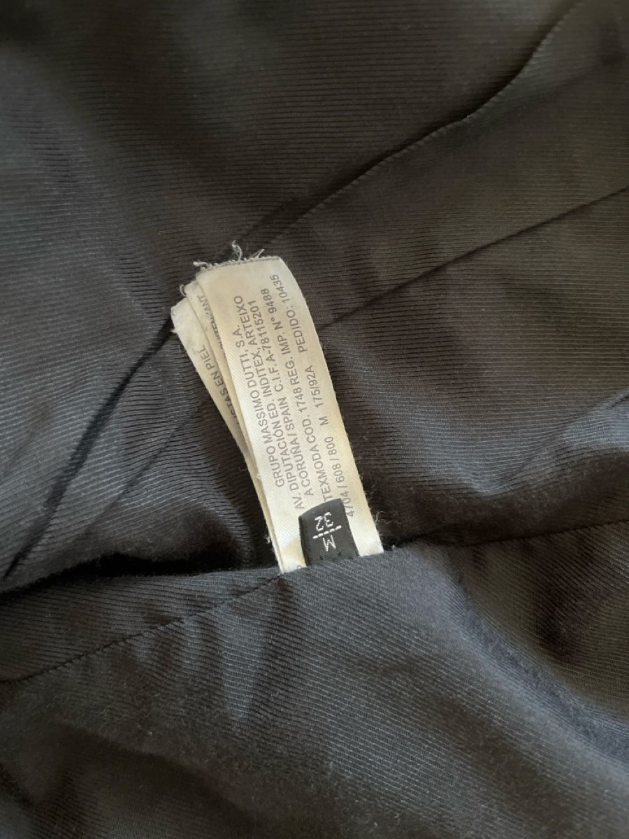 Massimo Dutti Giacche: Damen Lederjacke Massimo Dutti schwarz – Usato da Zürich venduto da barbe75 5