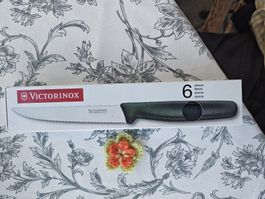 VICTORINOX 6er Gemüsemesser-Set, Wellenschliff, neu