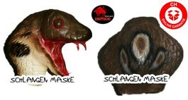 Schlangen Maske Halloween Horror Snake