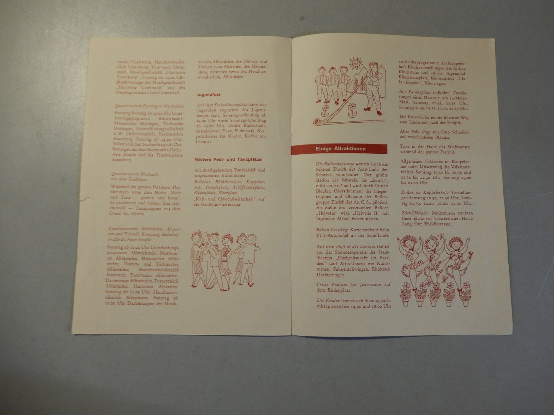 Dokumente: Zürifäscht 1953 Sammlung, Programm und Grusskarte – Gebraucht aus Erstfeld von Mario_boe0 8