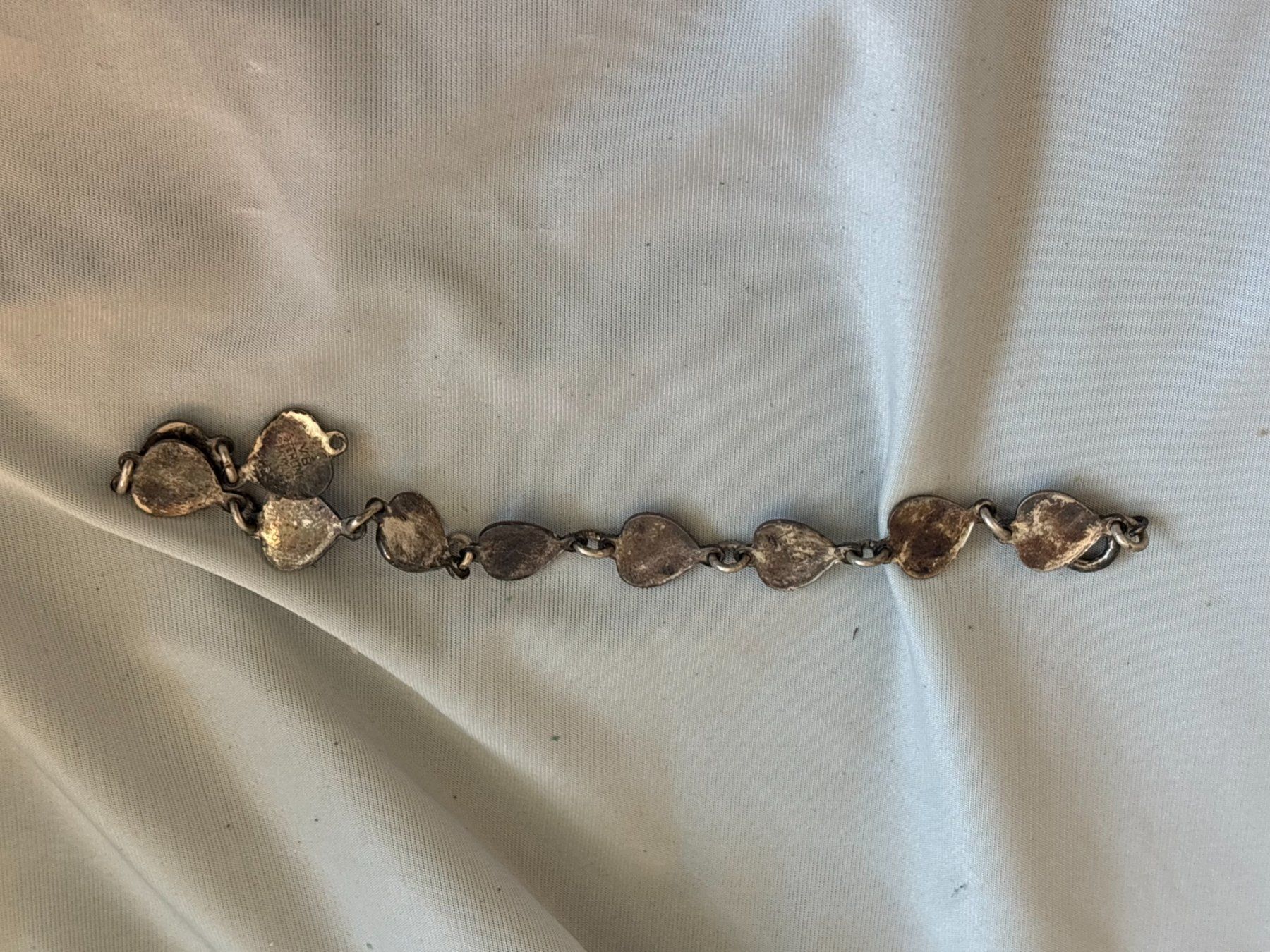 Bracciali & Braccialetti: Armband Silber Emaille hellblau Herzform – Usato da Birmensdorf ZH venduto da HelvetiaMarkt 1