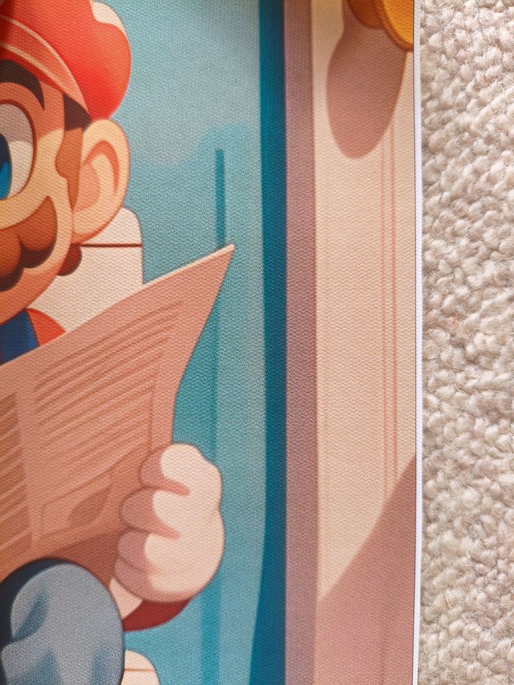 Foto & Immagini: Stoffposter Super Mario oder Toad auf der Toilette, WC – Nuovo e nell'imballaggio originale da Vogelsang AG venduto da miinlade 1