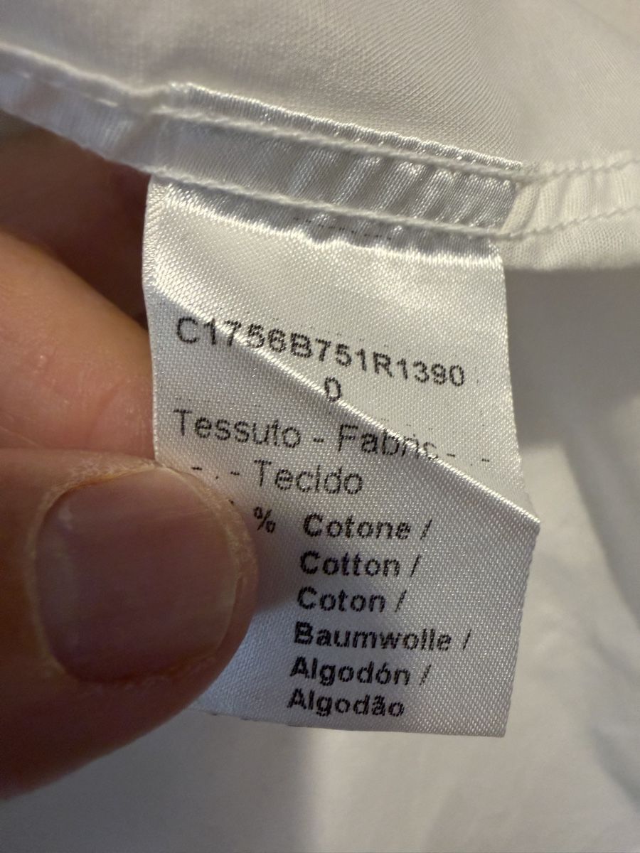 Camicie: Camicia GREY Daniele Alessandrini bianca taglia 41 cotone 97 – Usato da Lugano venduto da can_xdd8 5