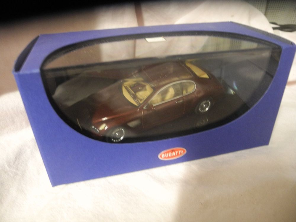Modèle Réduit AUTOart Bugatti EB 118 Paris 1998 - Échelle 1/43 Bleu - Neuf En Boîte