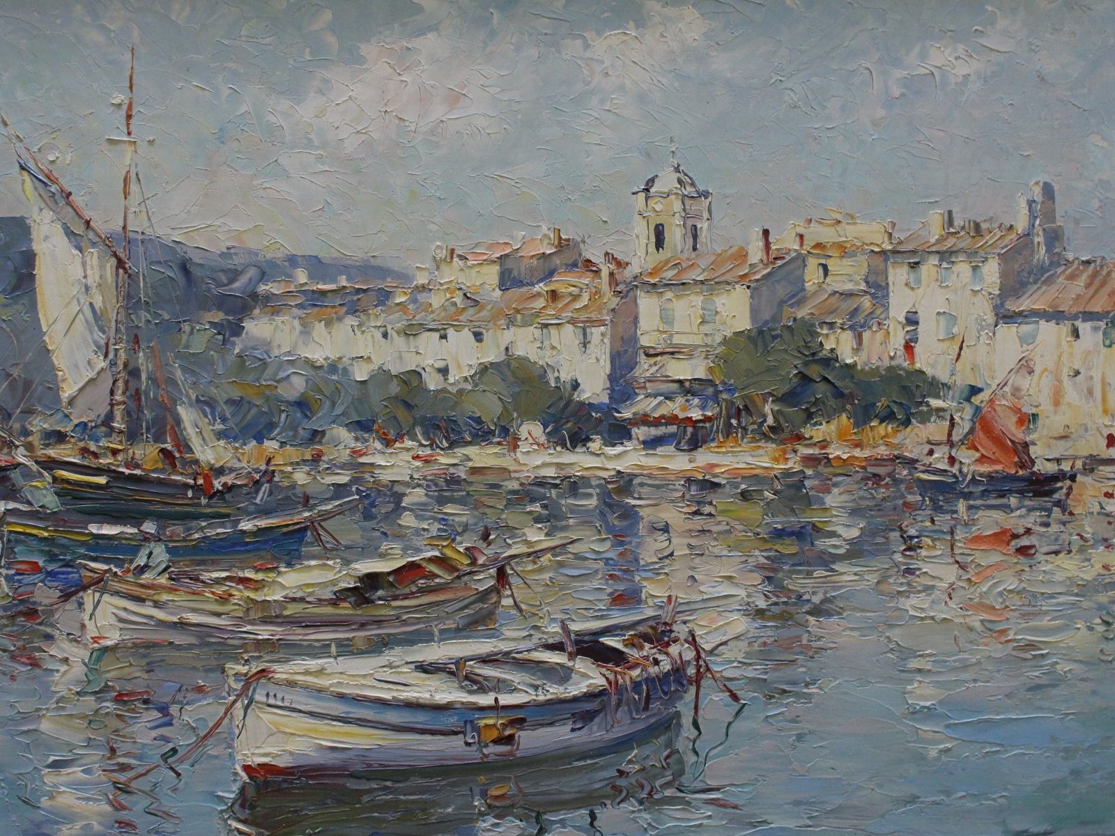 Dipinti: Port en Méditerranée – Usato da Fleurier venduto da Akvdt