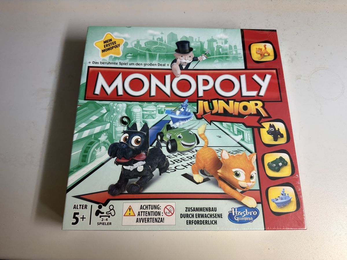 Spiele: Monopoly Junior – Neu und originalverpackt aus Mühleberg von Slashi