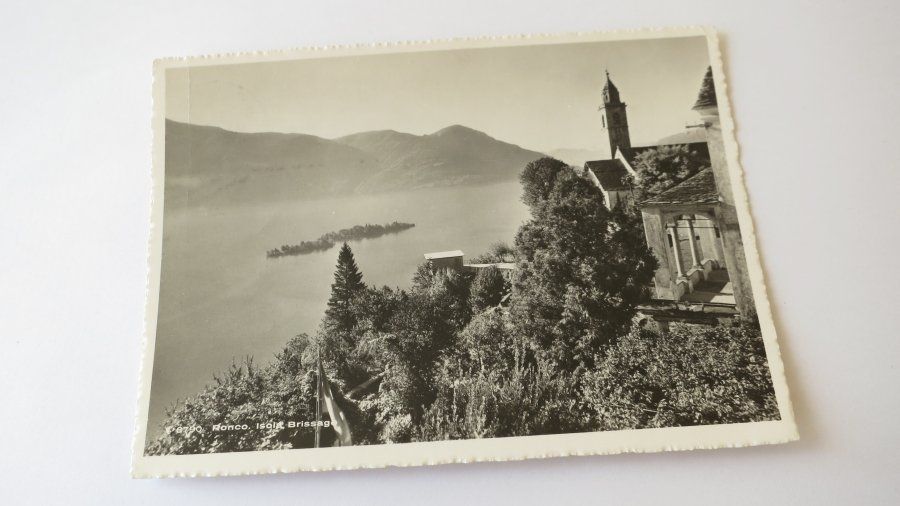 Ansichtskarten: Ronco - Isola Brissago - 1949 – Gebraucht aus Jona von centumprata