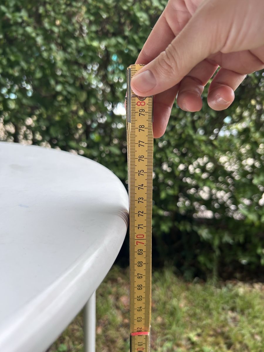 Tavoli: IKEA ROXO Gartentisch weiss Durchmesser 64cm Höhe 72cm  – Usato da Zürich venduto da ann_9fv5 3
