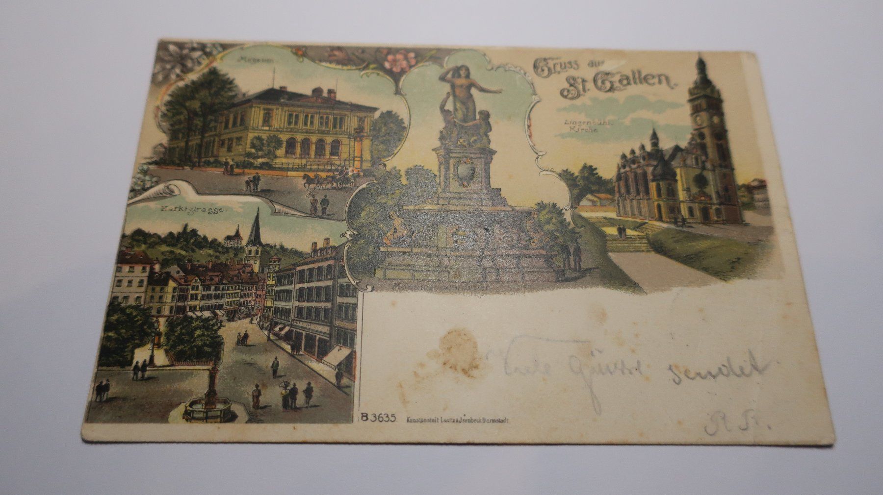 Cartes postales: Gruss aus St. Gallen – Défectueux à Cormoret par Pascalll2001 2
