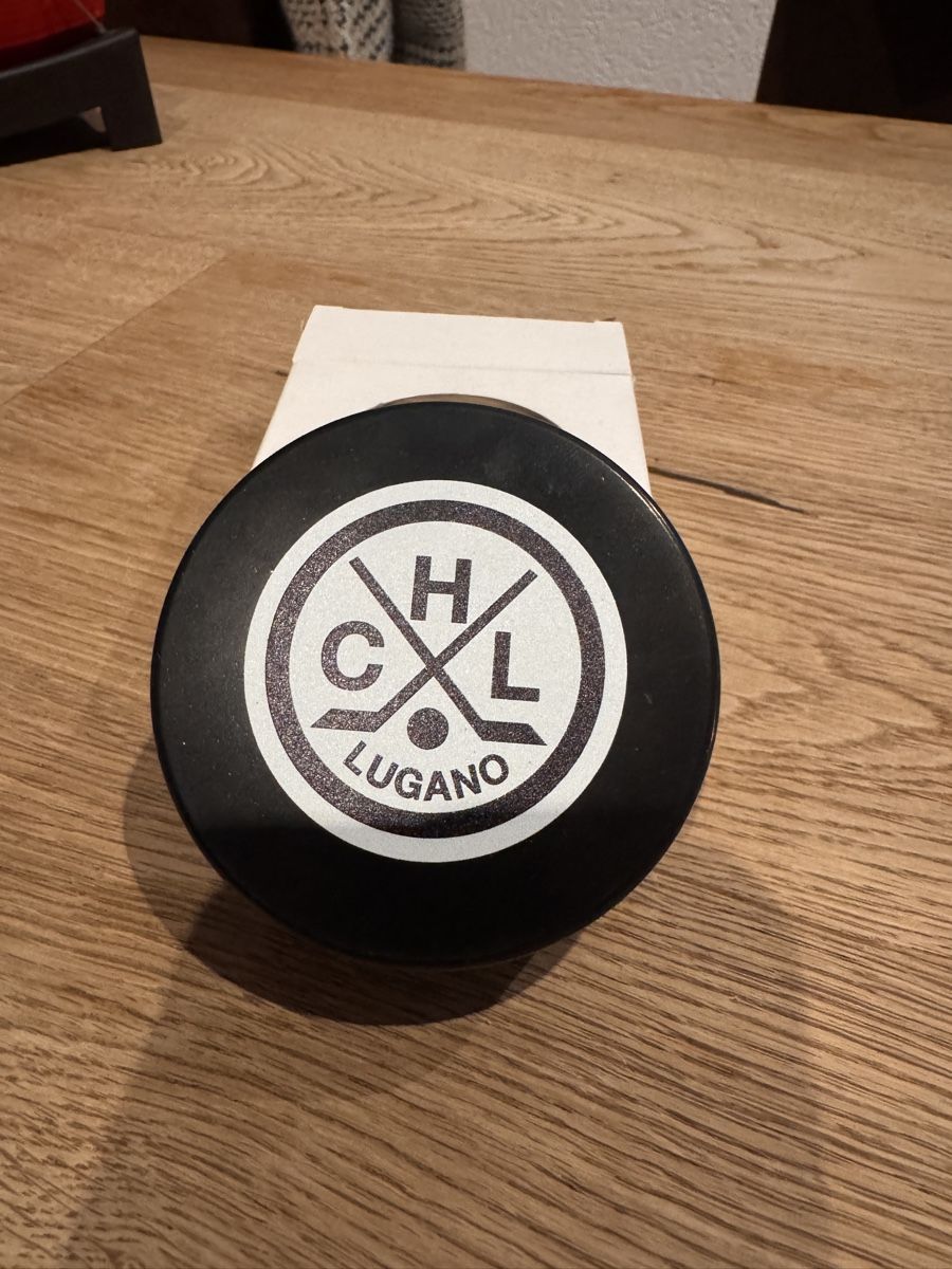 Bälle: HC Lugano Burger King Puck – Neu und originalverpackt aus Lüscherz von Hudere